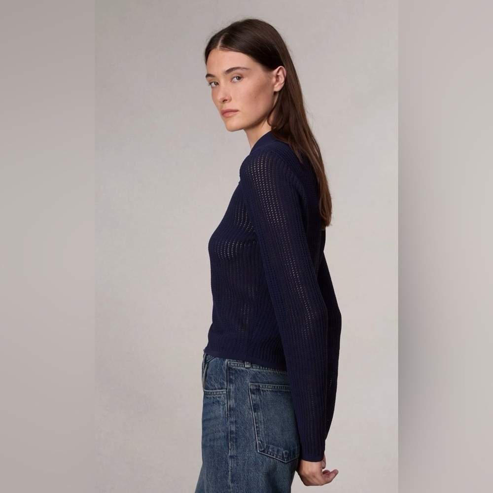 RAG & BONE NEW YORK Viola Polo Sweater - Picture 3 of 11
